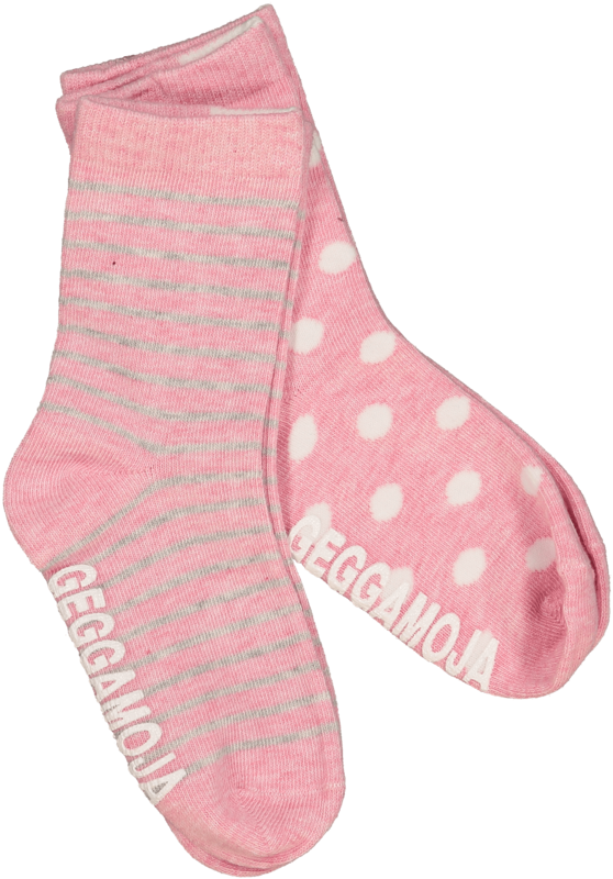 Geggamoja 2-Pack Socks Stripes&Stars Daisy