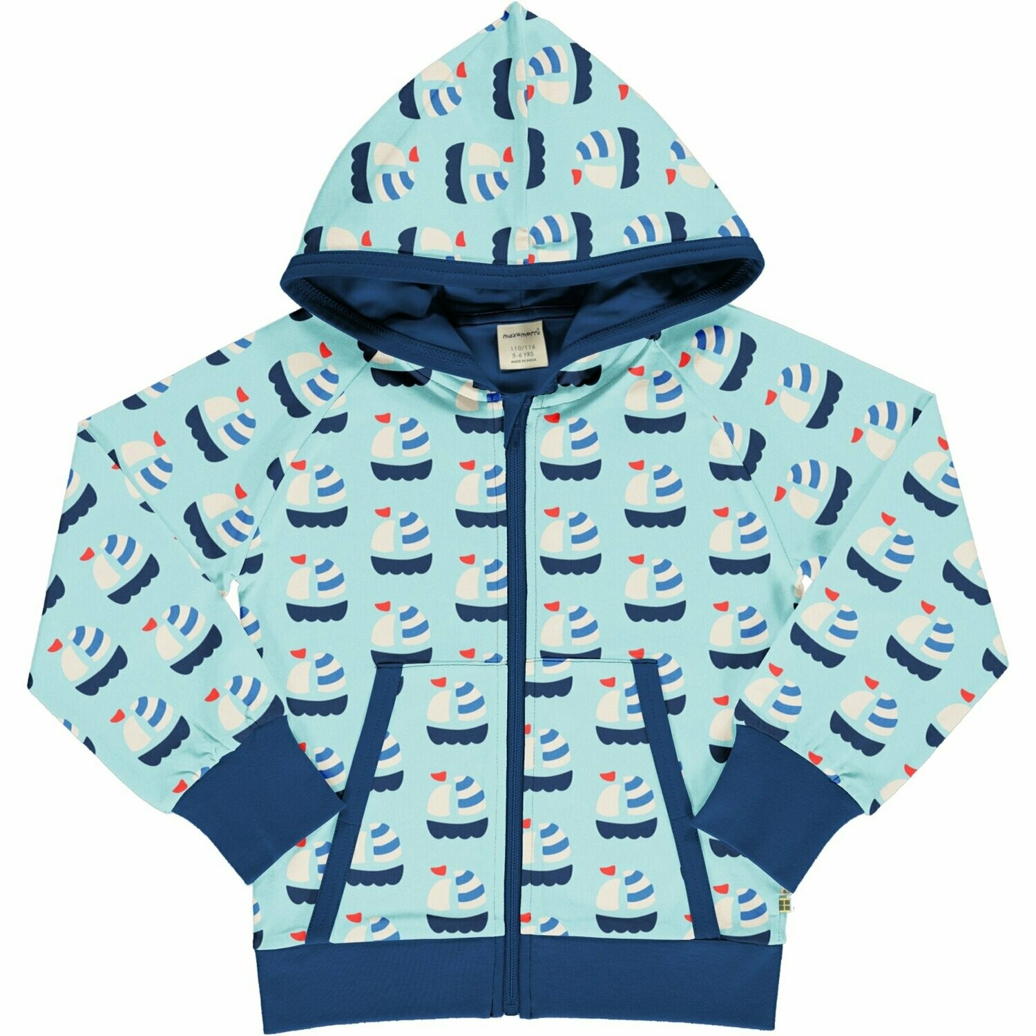 Maxomorra Cardigan Hood Sailboat