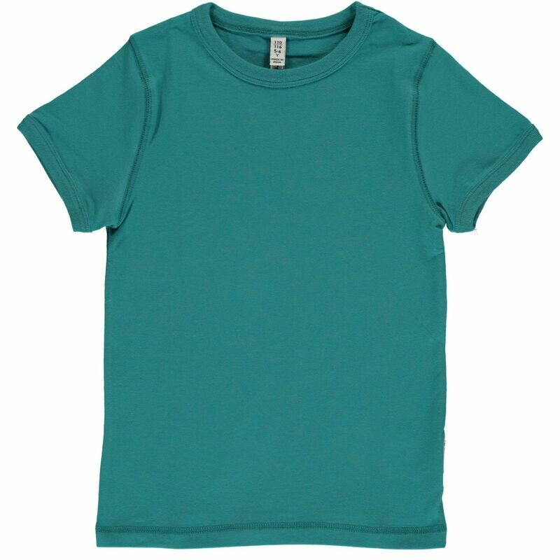 Maxomorra Basic Top SS Soft Petrol
