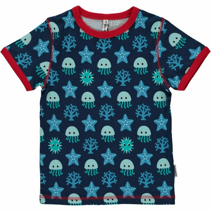 Maxomorra Shirt SS Deep Sea *SALE