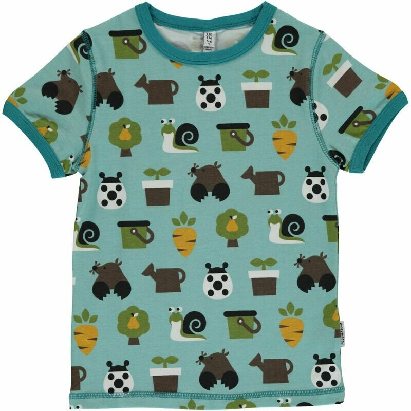 Maxomorra Shirt SS Garden *SALE*