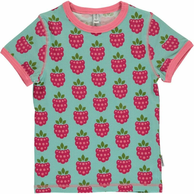 Maxomorra Shirt SS Raspberry/Himbeere