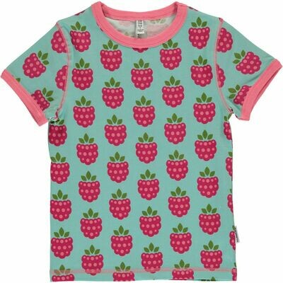 Maxomorra Shirt SS Raspberry/Himbeere