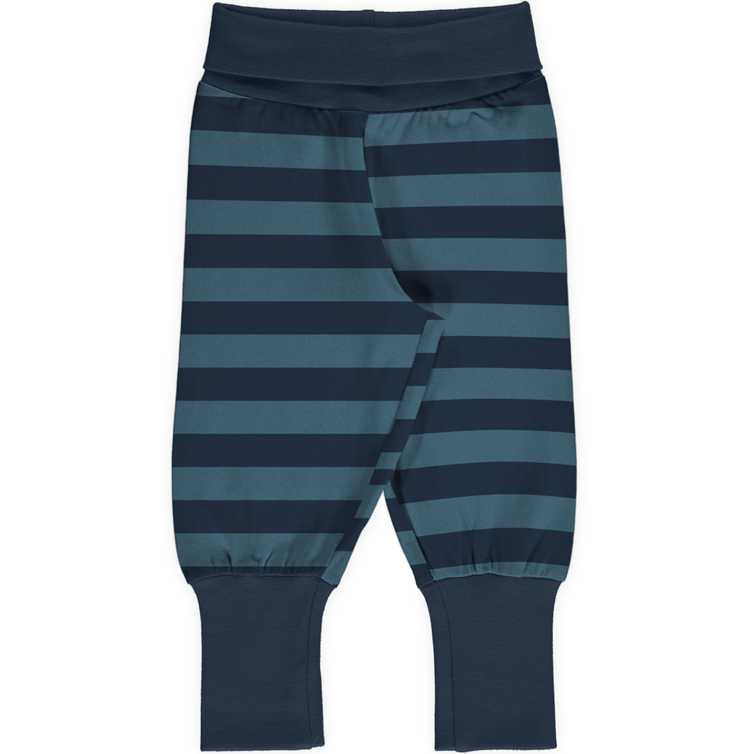 Maxomorra Pants Rib Stripe Midnight