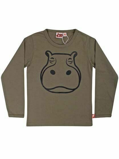 DYR by Danefae Langarmshirt Rhino Grey Flodhest