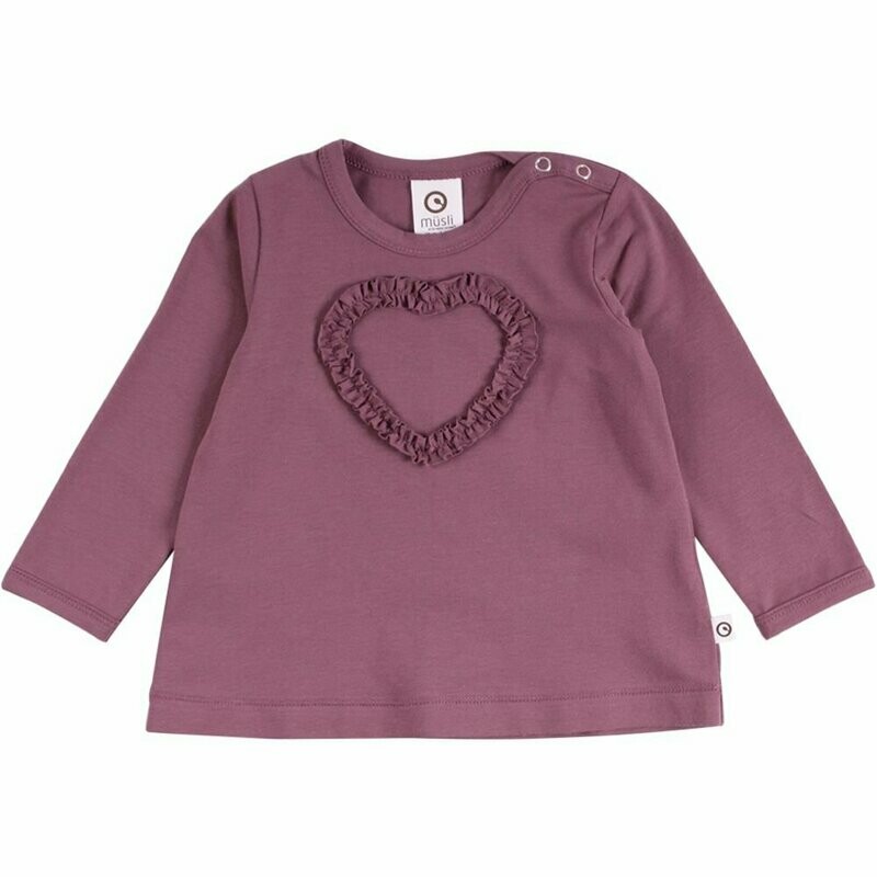 Green Cotton Müsli Langarmshirt Flint Heart