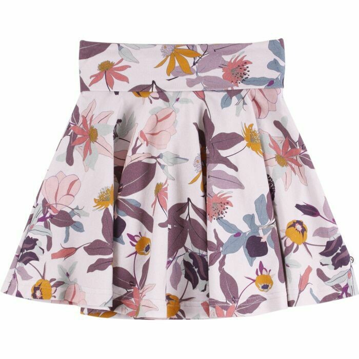 Green Cotton Müsli Dahlia Skirt Marble