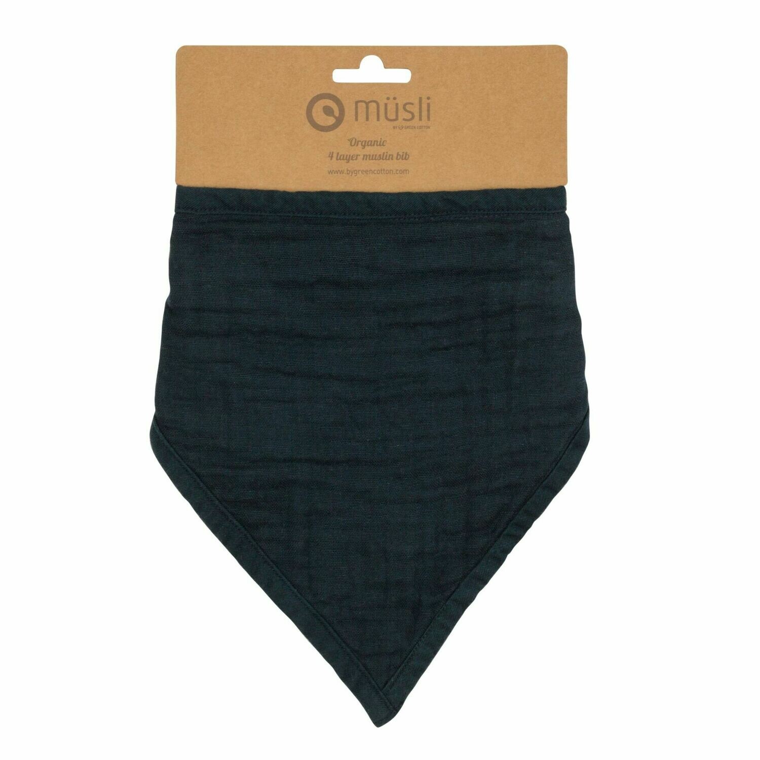 By Green Cotton Müsli Musselin Bandana Midnight