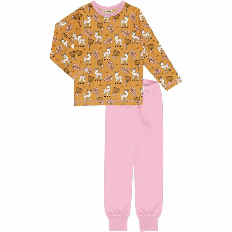 Meyadey by Maxomorra Pyjama LS Poppy Deer