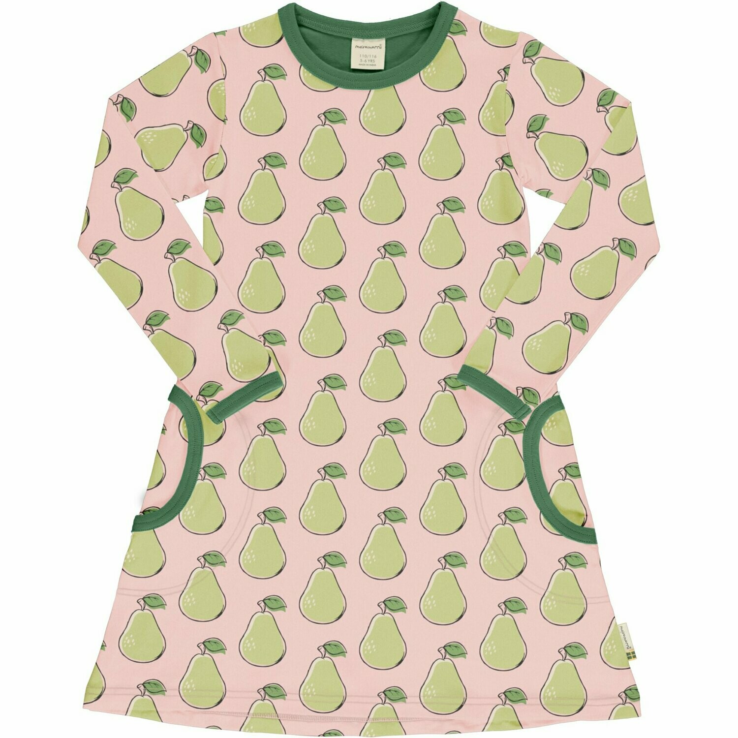 Maxomorra Dress LS Pear *SALE*