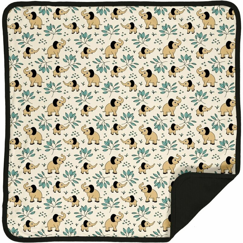 Meyadey by Maxomorra Babydecke/Blanket Elephant Garden