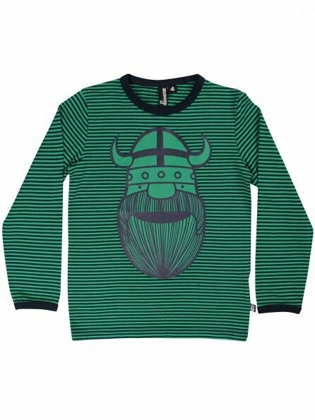 Danefae Langarmshirt Northpole Tee Dark Navy/Green ERIK