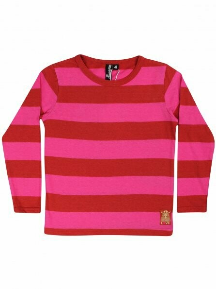 Danefae Langarmshirt Rocky LS Dark Rust/Hot Pink