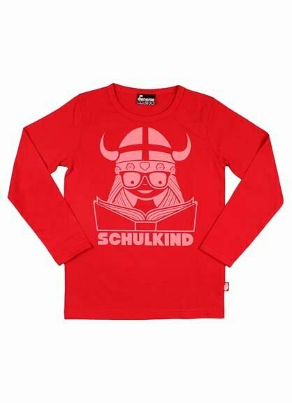Danefae Basic LS Red Warm Coral Schulkind