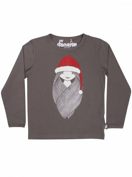 Danefae Langarmshirt Sophie Tee Mouse Grey Missnisse