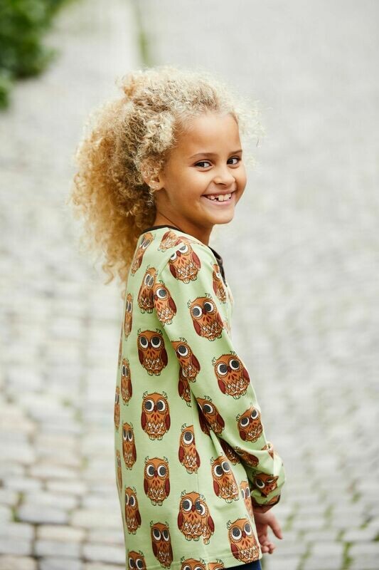 Maxomorra Dress LS Eule