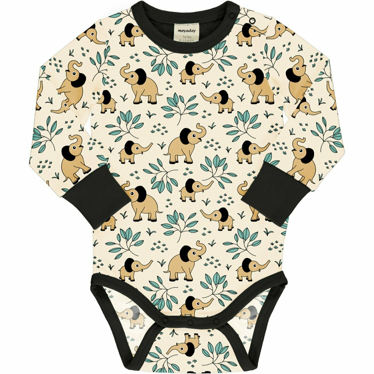 Meyadey by Maxomorra Body LS Elephant Garden
