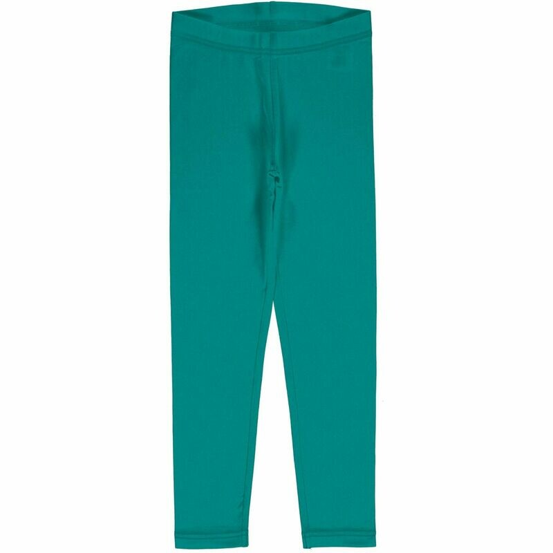 Maxomorra Leggings Solid Lagoon