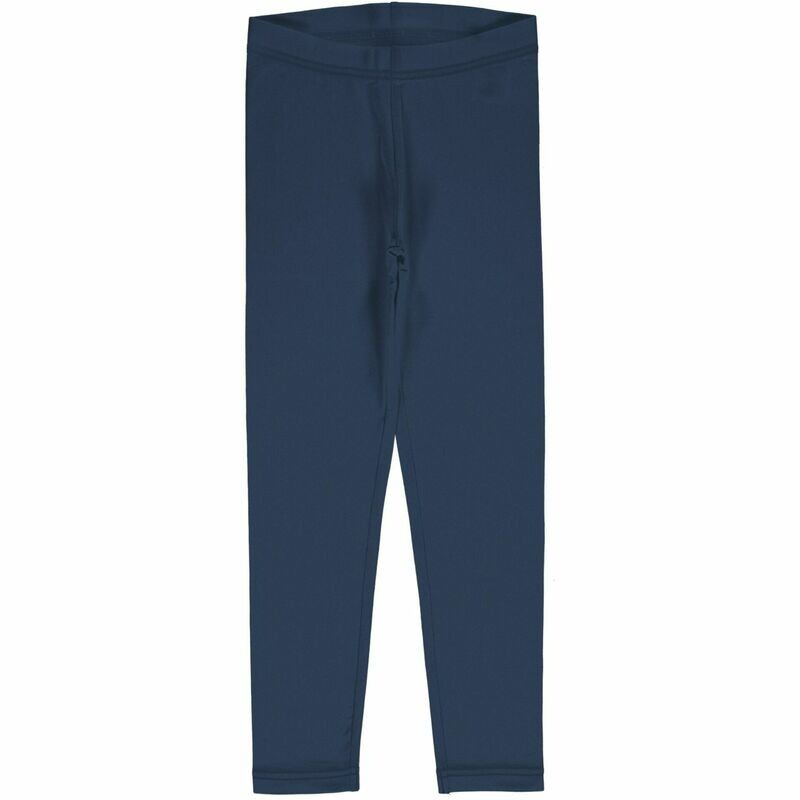 Maxomorra Leggings Sweat Solid Navy
