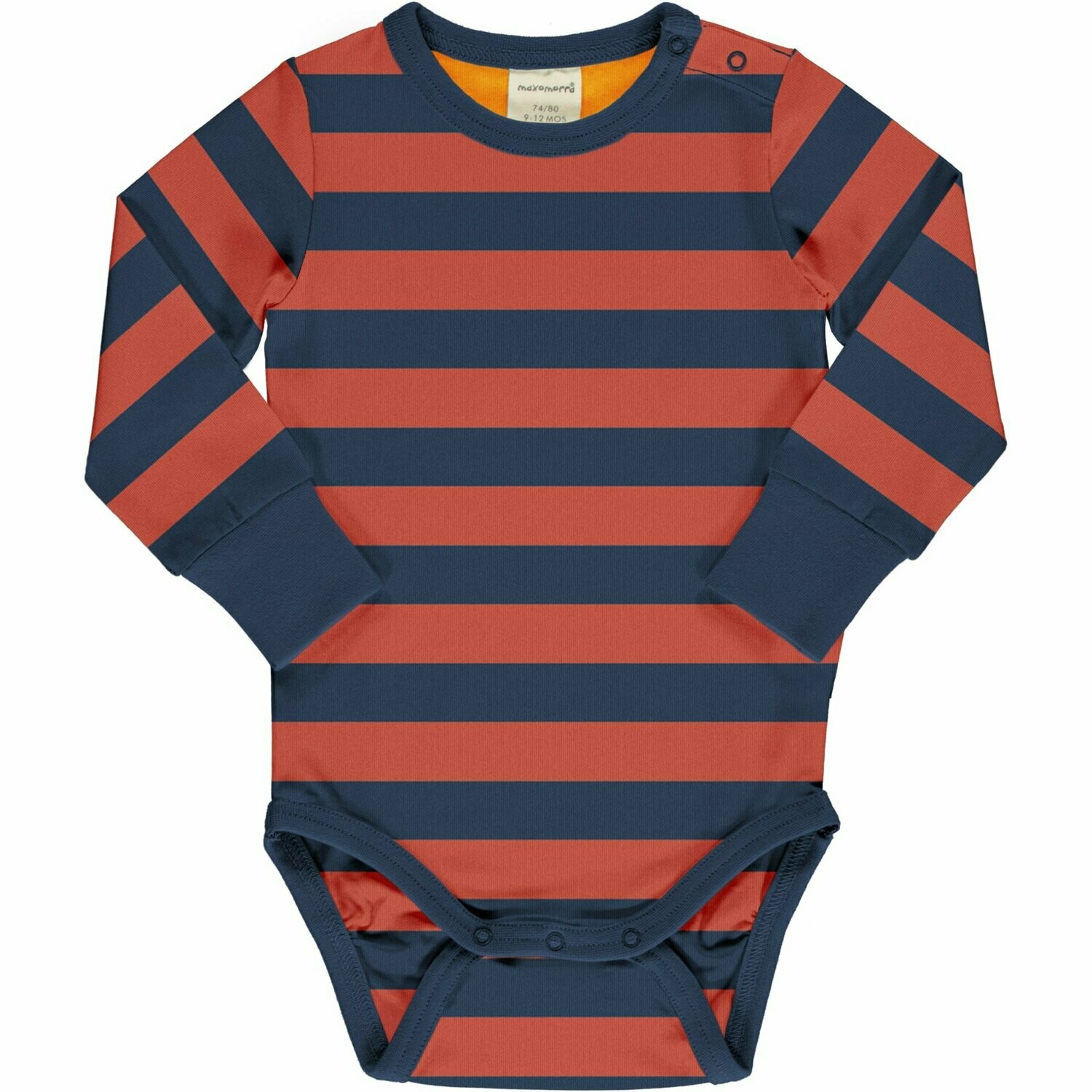 Maxomorra Body LS Stripe Rowan