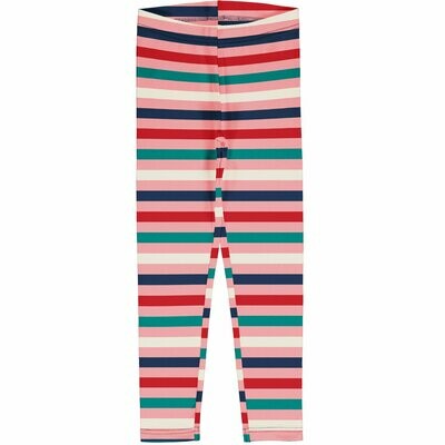 Maxomorra Leggings Stripe Blossom