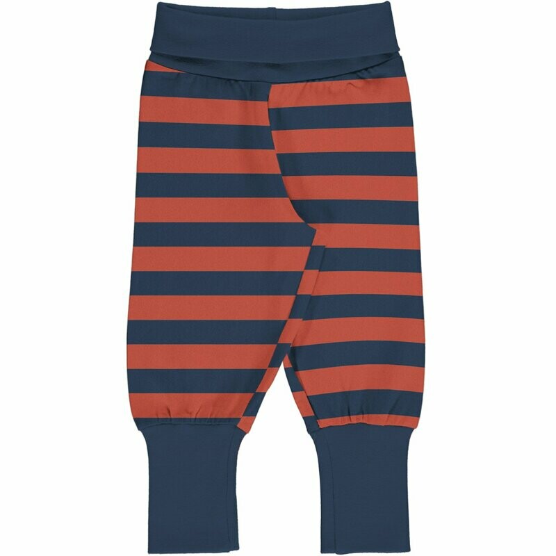 Maxomorra Pants Rib Stripe Rowan