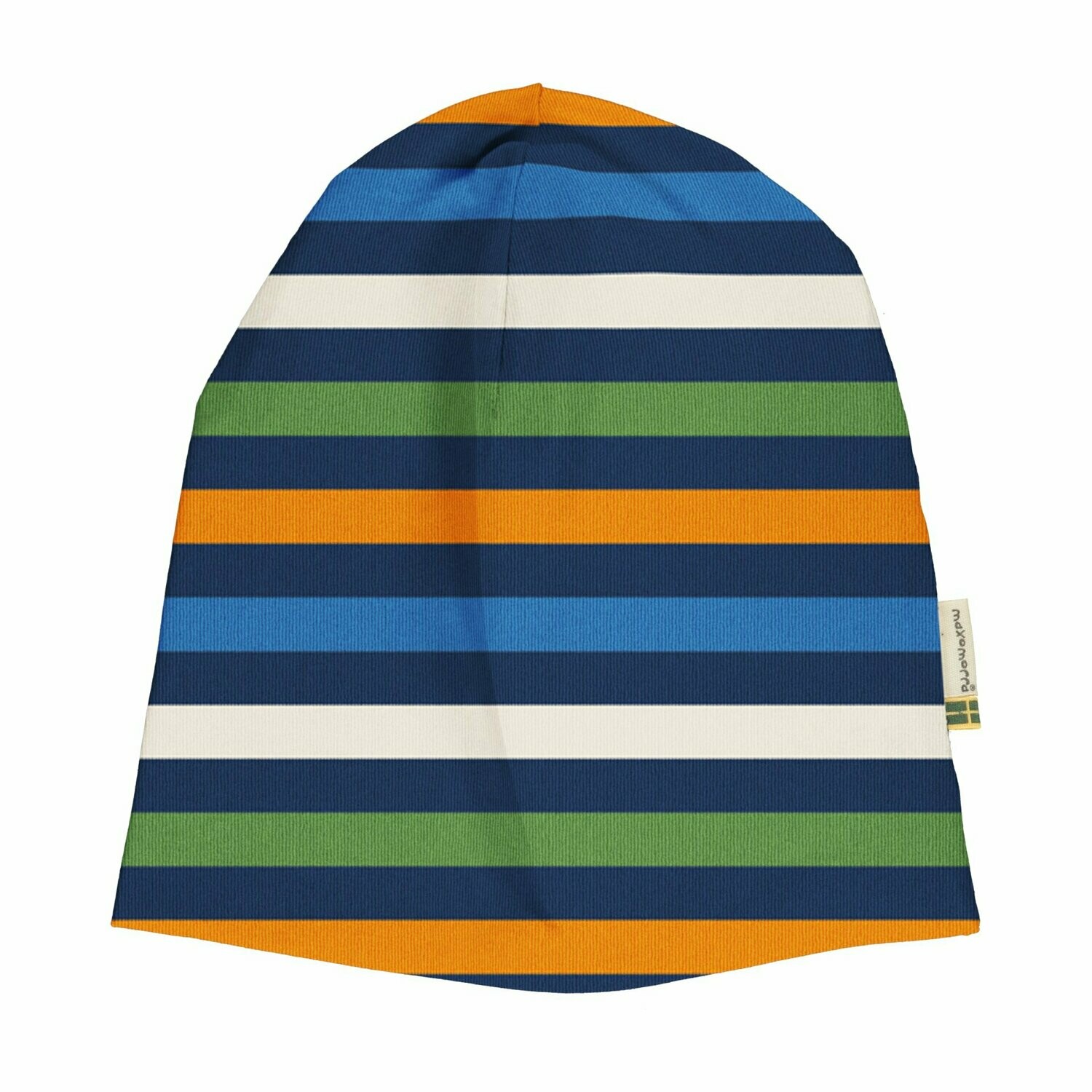Maxomorra Mütze Stripe Navy
