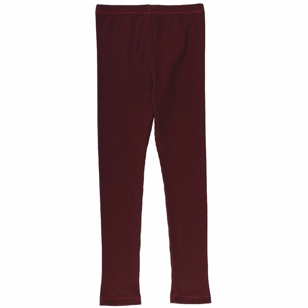 Green Cotton Müsli Cozy Rib Legging Truffle