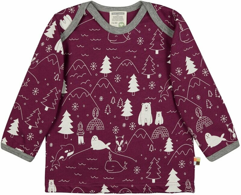 Loud and Proud Shirt LS Plum Winter