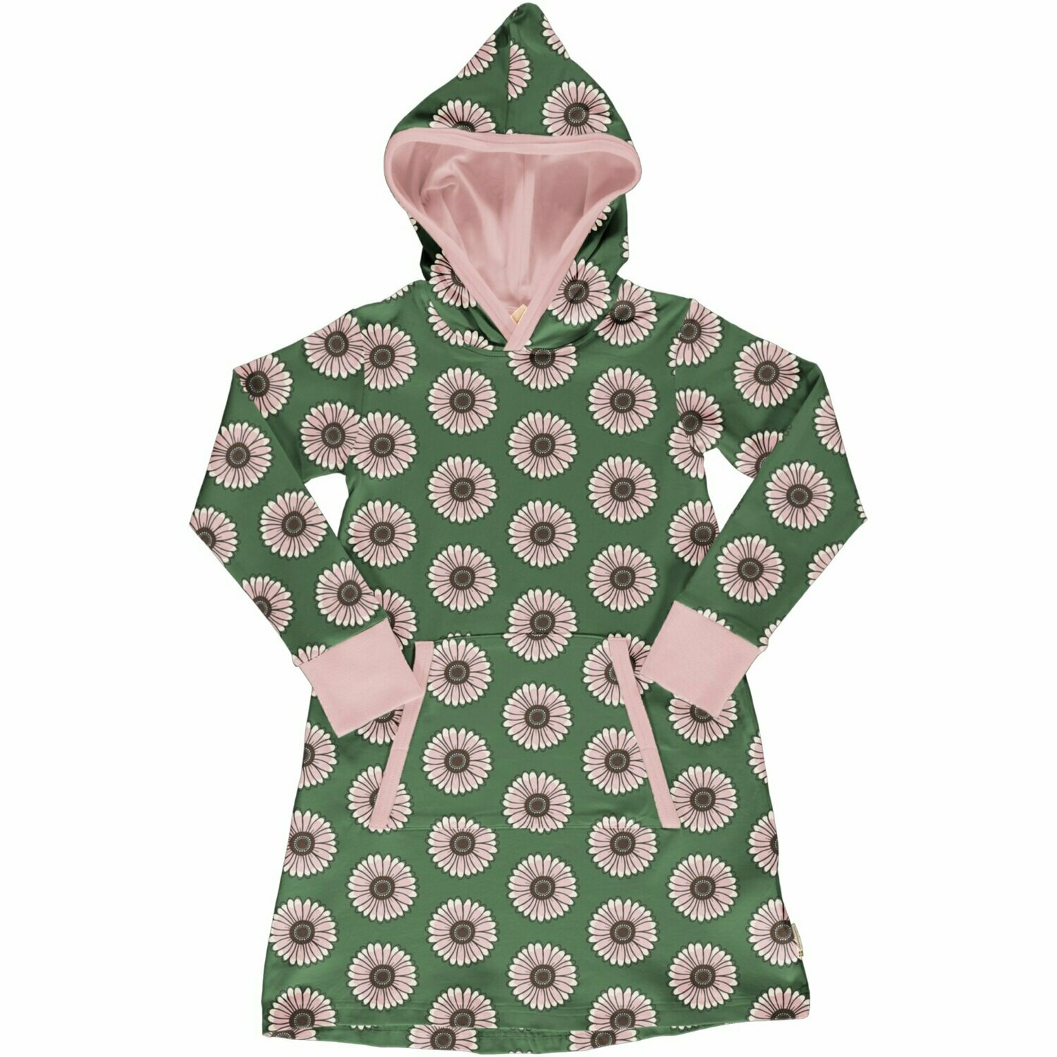 Maxomorra Dress Hoodie Sweat Calendula