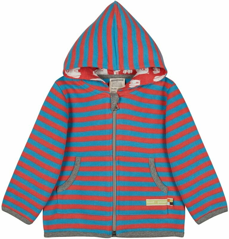 Loud + Proud Jacke Ringel Aqua/Melon
