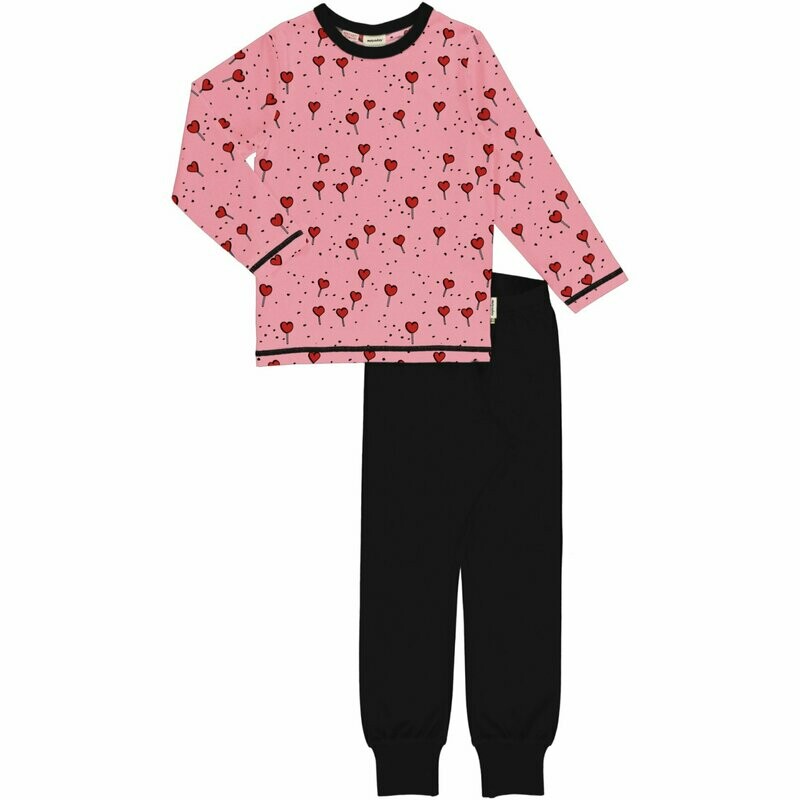 Meyadey by Maxomorra Pyjama LS Lollypop Love