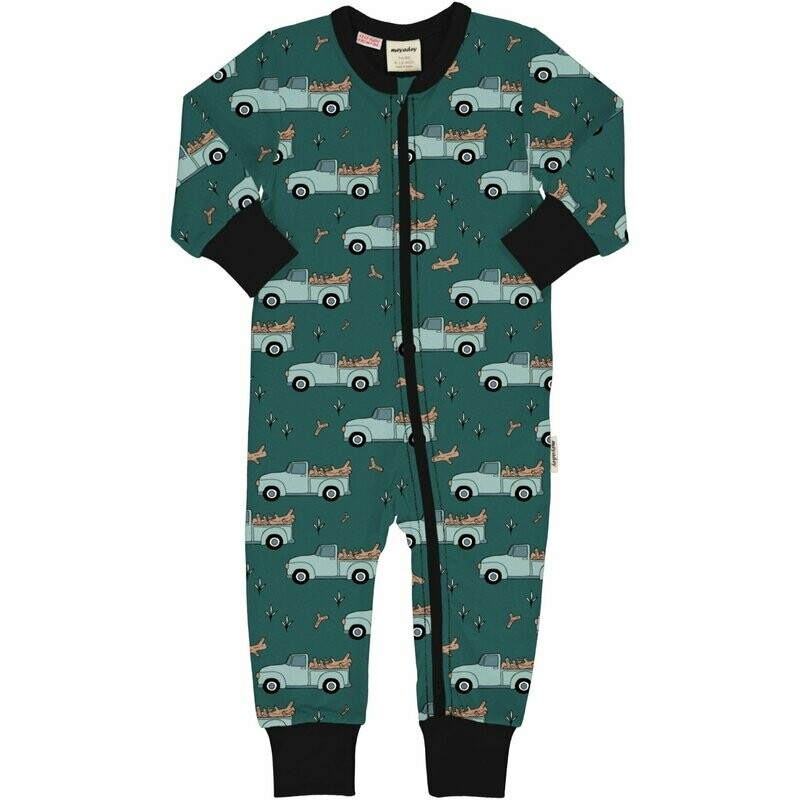 Meyadey by Maxomorra Rompersuit Zip LS Picking Up Trees *SALE*