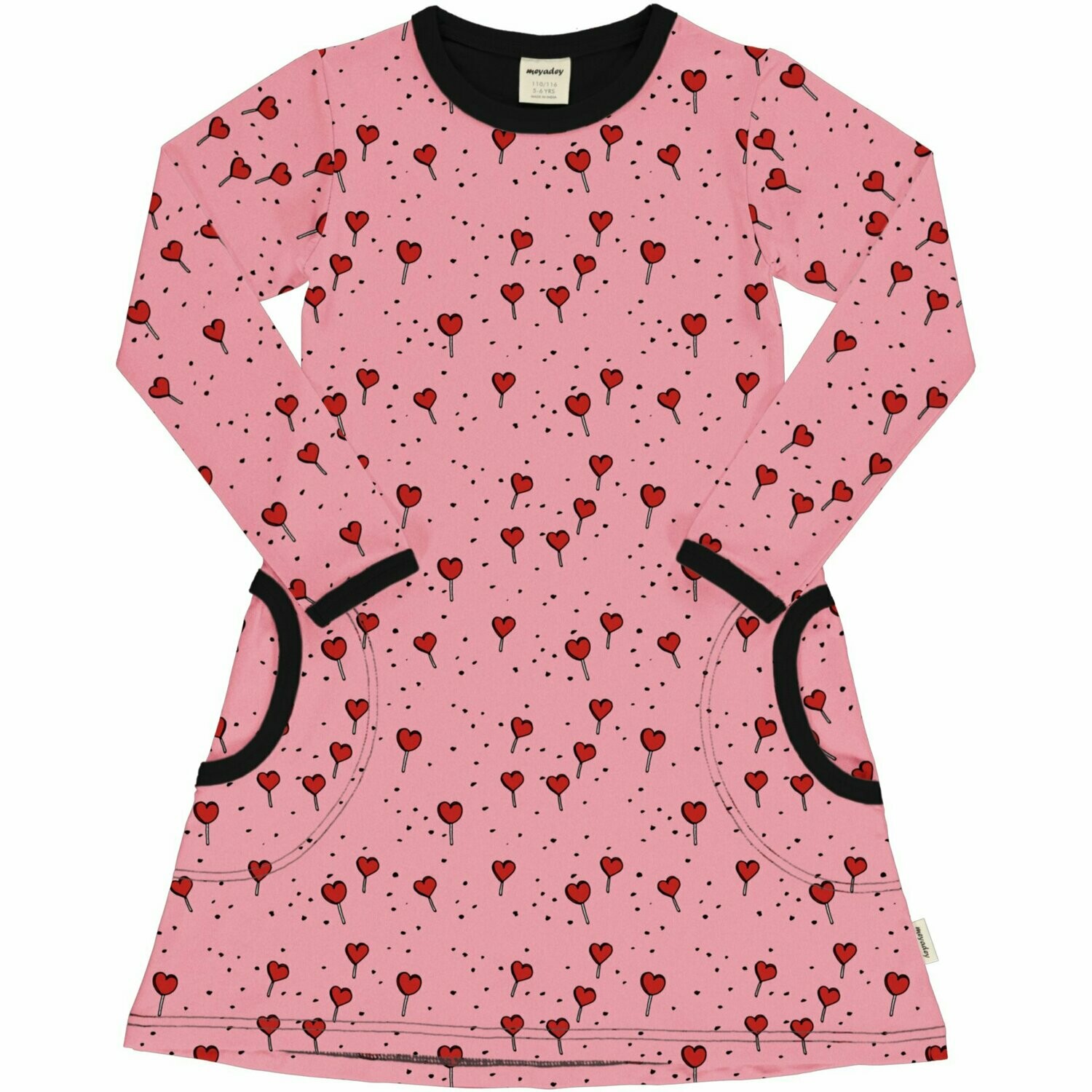 Meyadey by Maxomorra Dress LS Lollypop Love