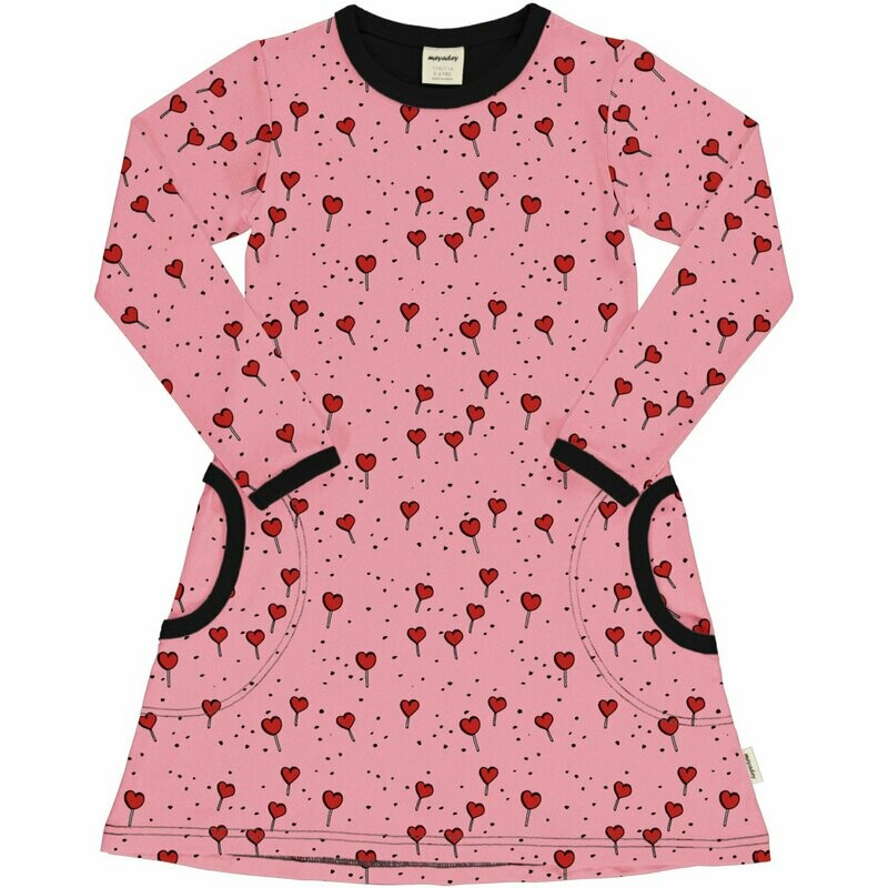 Meyadey by Maxomorra Dress LS Lollypop Love