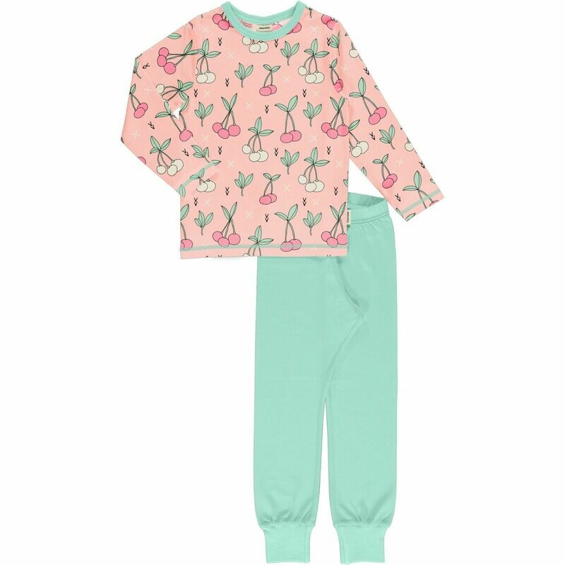 Maxomorra Pyjama LS Cherry Kiss