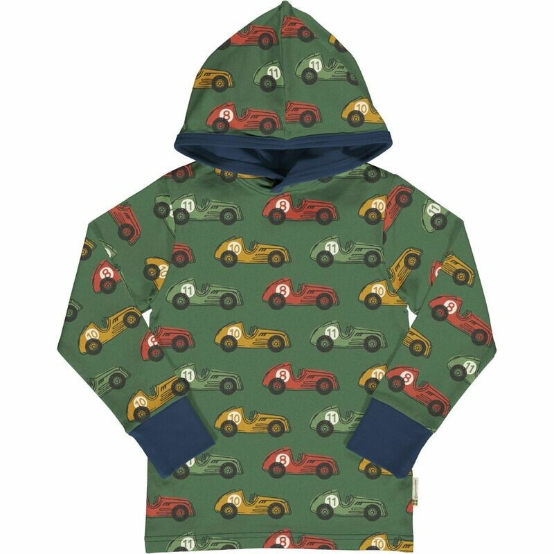 Maxomorra Top LS Hood Vintage Race