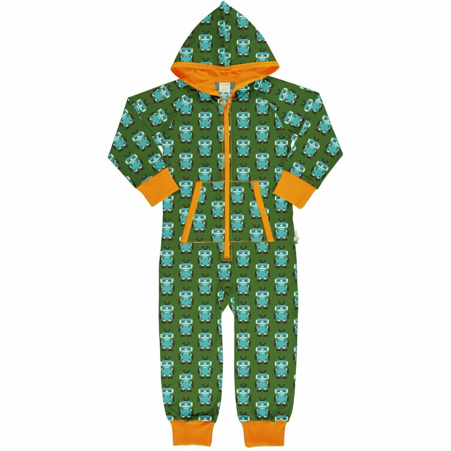 Maxomorra One Piece Sweat/Einteiler Robot Green
