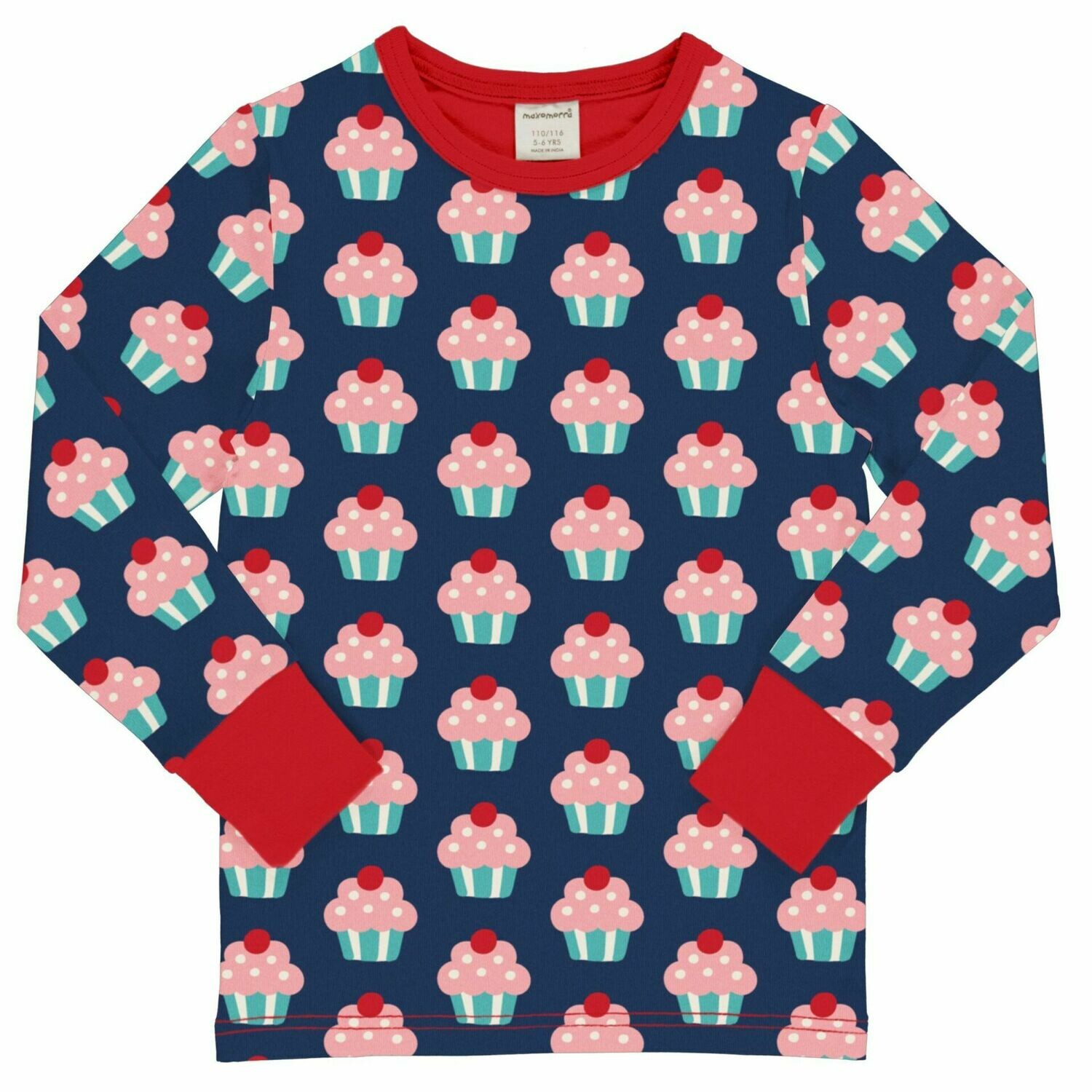 Maxomorra Shirt LS Cupcake
