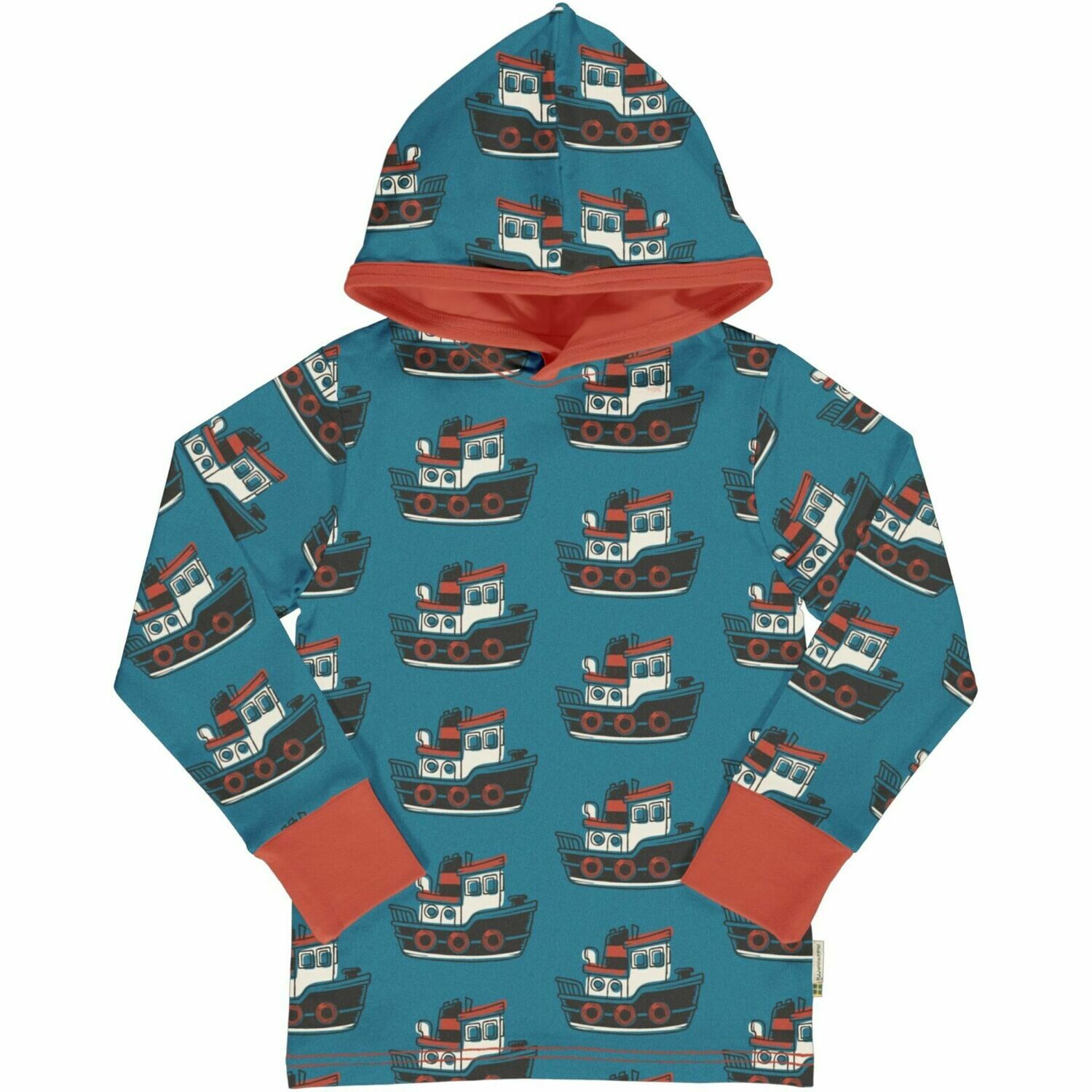 Maxomorra Shirt LS Hood Tugboat *SALE*
