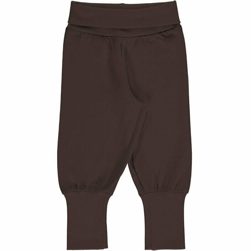Maxomorra Pants Rib Chocolate *SALE*