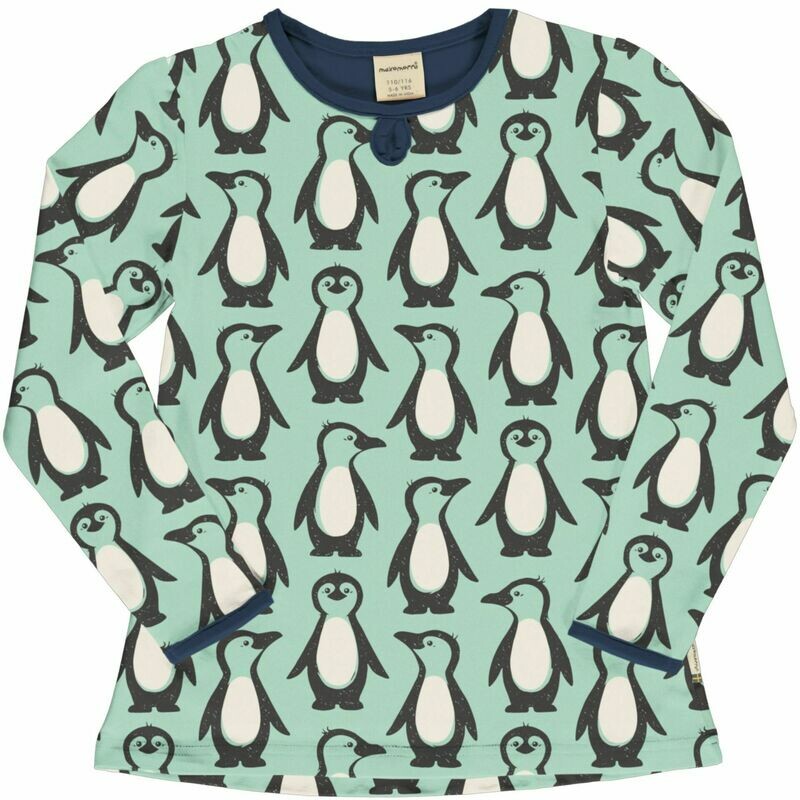 Maxomorra Top Flare LS Penguin Family