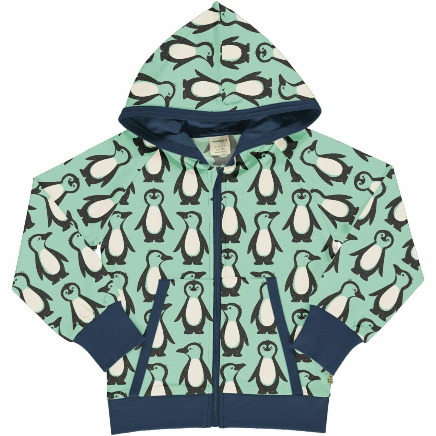 Maxomorra Cardigan Sweat Penguin Family