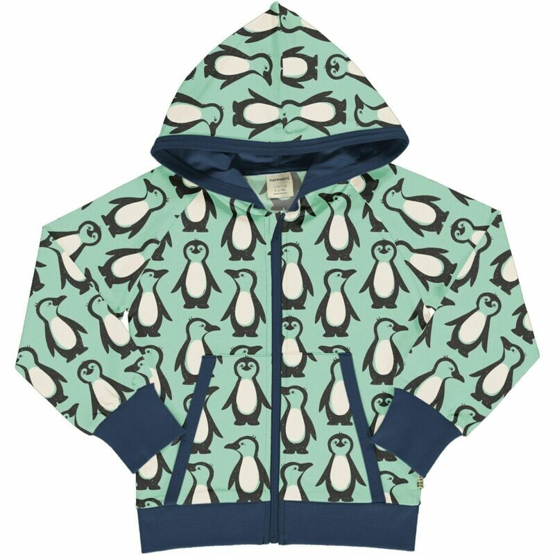 Maxomorra Cardigan Sweat Penguin Family