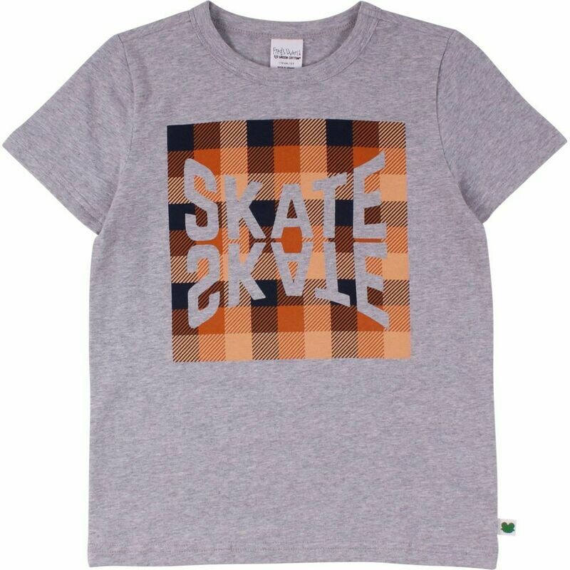 Green Cotton Fred's World Shirt Skate Check