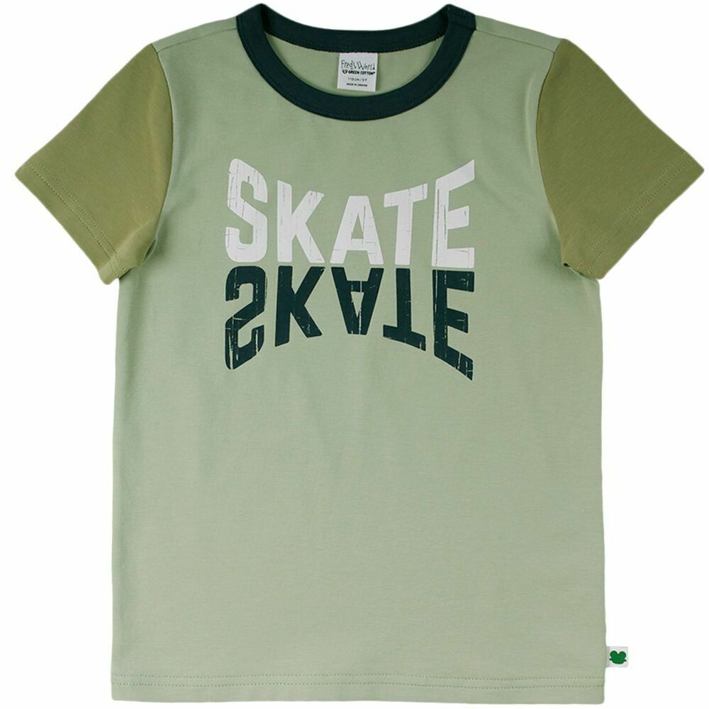 Green Cotton Fred's World Shirt Skate Moss