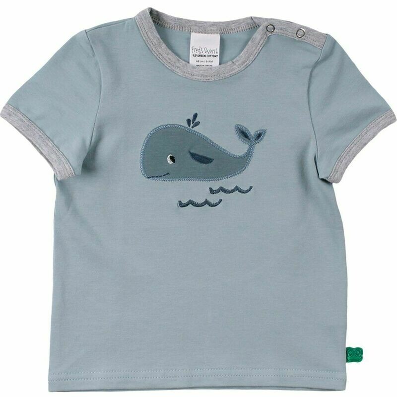Green Cotton Fred's World Shirt Whale Global