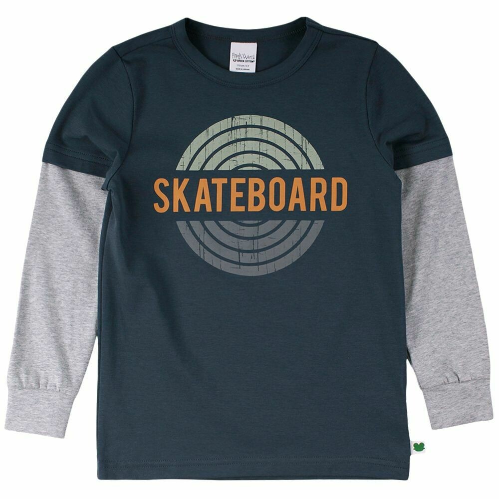 Green Cotton Fred's World Shirt LS Skateboard
