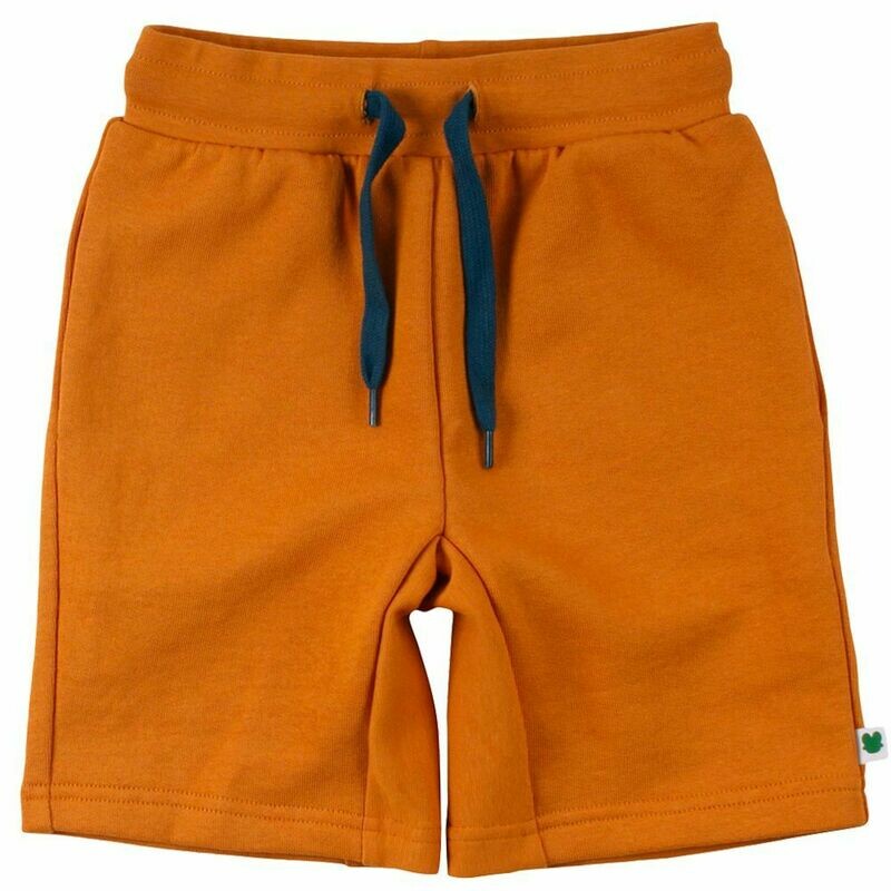 Green Cotton Fred's World Sweat Shorts Caramel