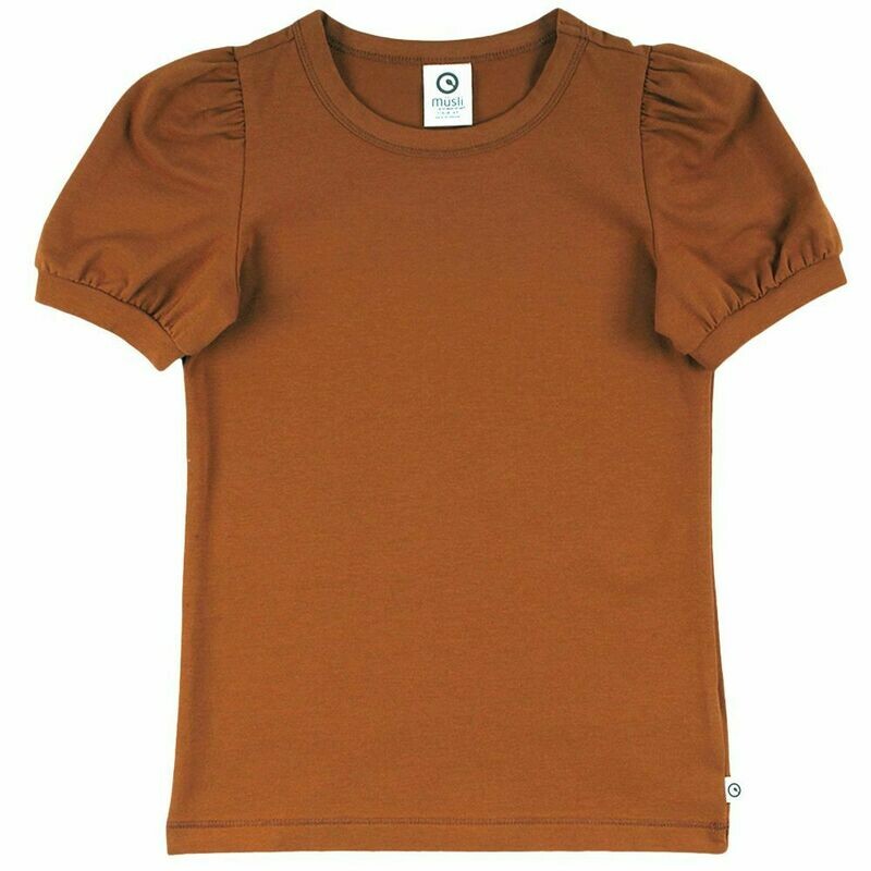 Green Cotton Müsli Shirt Ocher